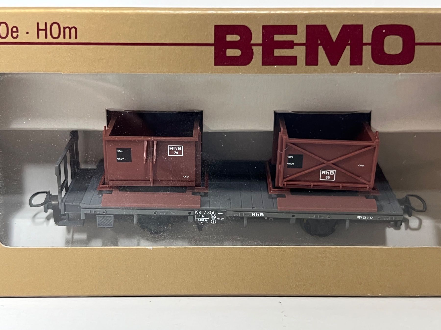 Bemo Modellini di ferrovie: BEMO 2250 170 RhB KK 7350 – Nuovo e nell'imballaggio originale da Neuenhof venduto da ludovicco 1