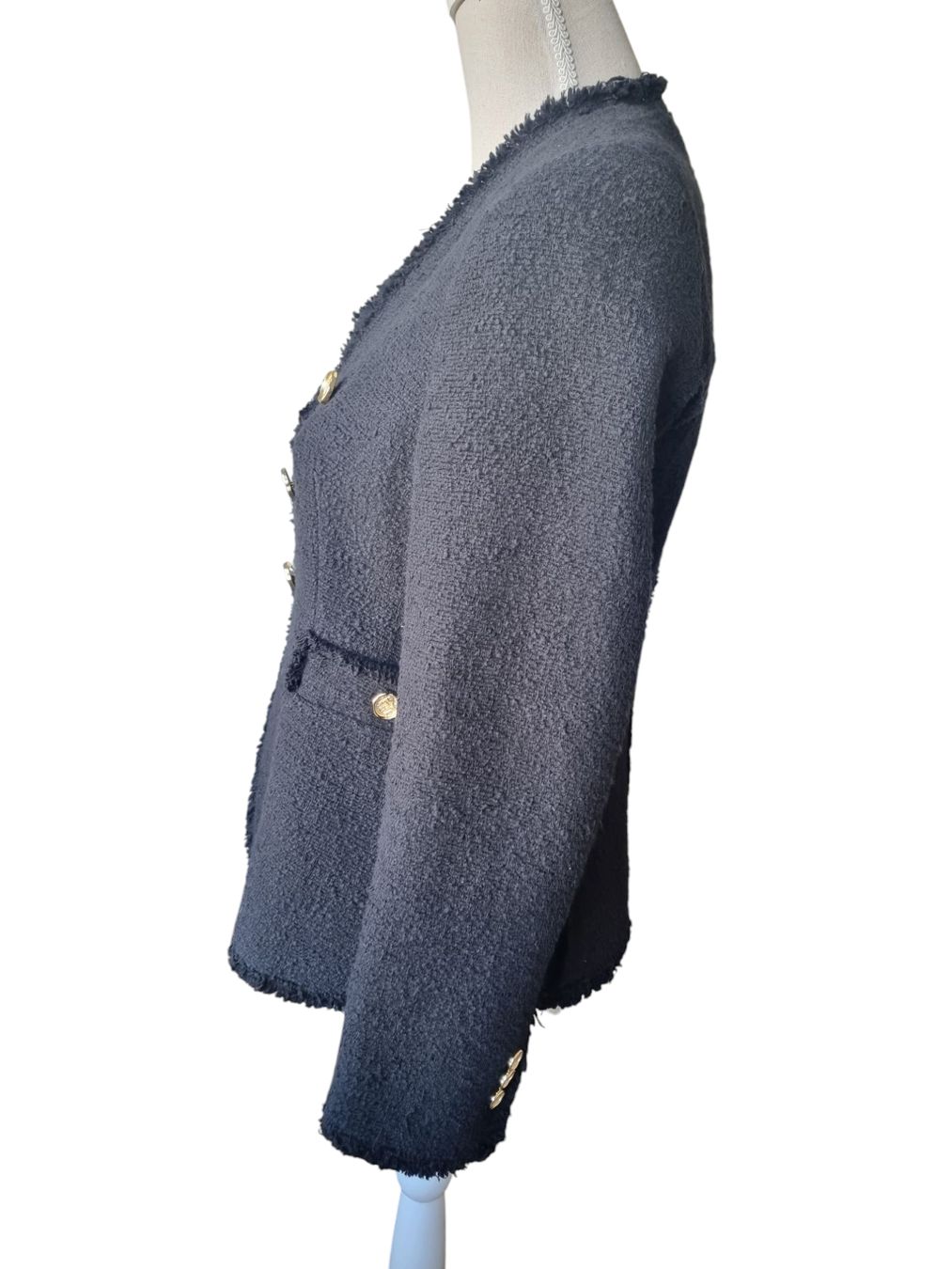 Zara Giacche: Tweedblazer schwarz von Zara Gr. 34 – Usato da Champlan venduto da acr_kkd5 2