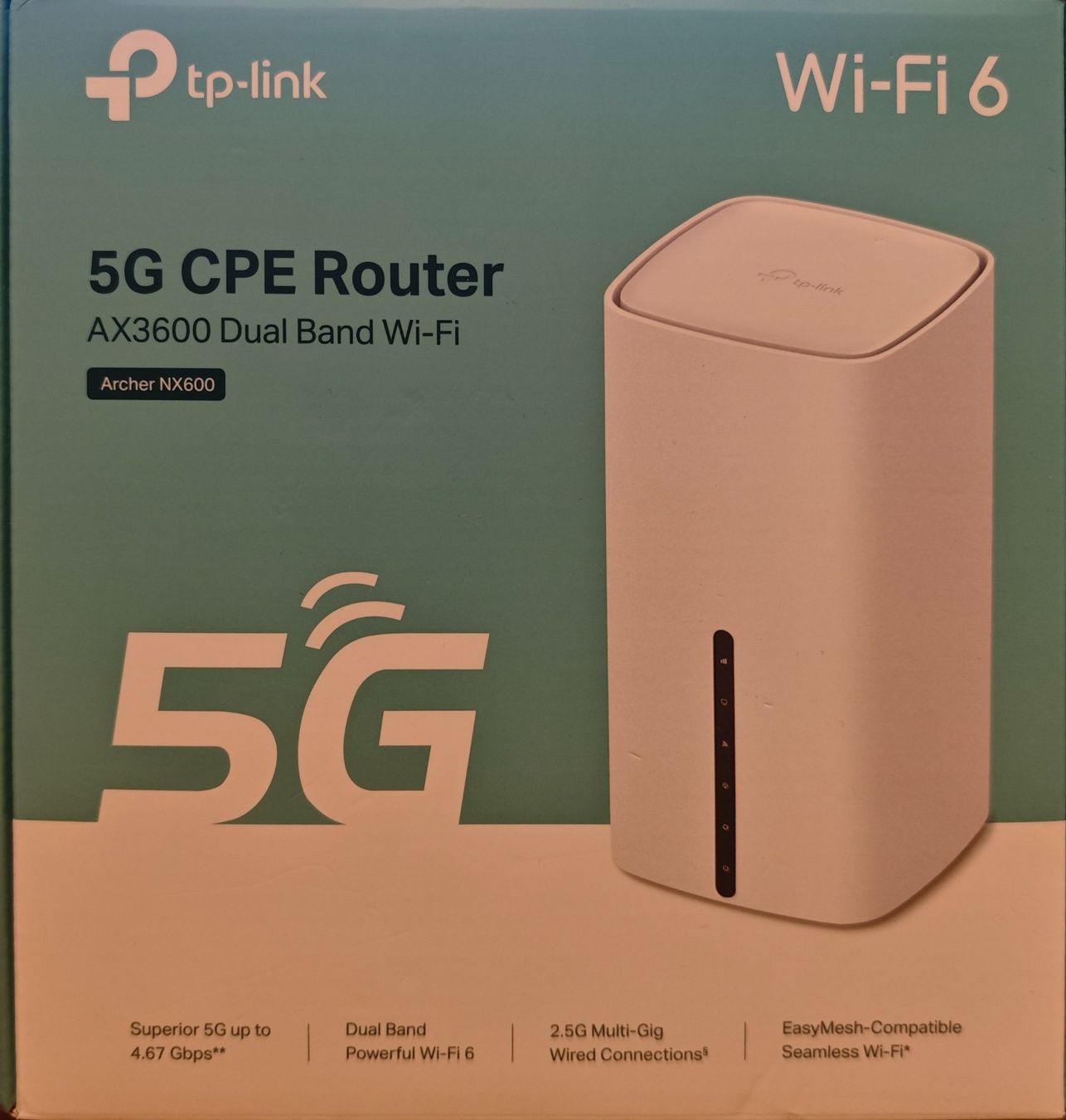 TP-Link Modems & Router: TP-Link Archer NX600 5G LTE WLAN Router – Neu und originalverpackt aus Rebstein von capiaghi