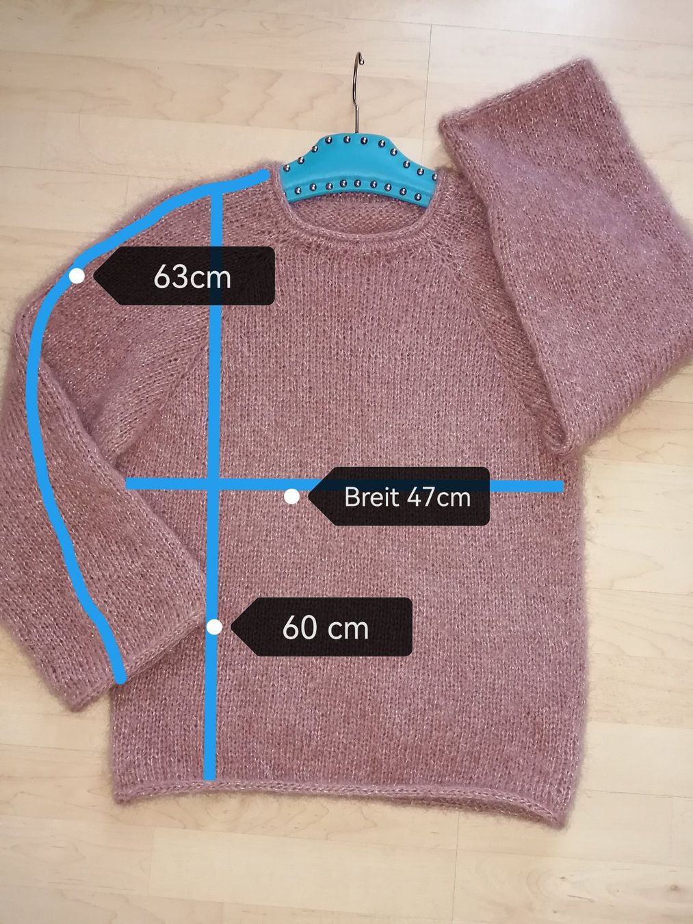 Maglioni & Felpe: NEU Warmer Strickpullover aus Mohair. Handstricken – Nuovo e nell'imballaggio originale da Buchrain venduto da nat_pl5p 9