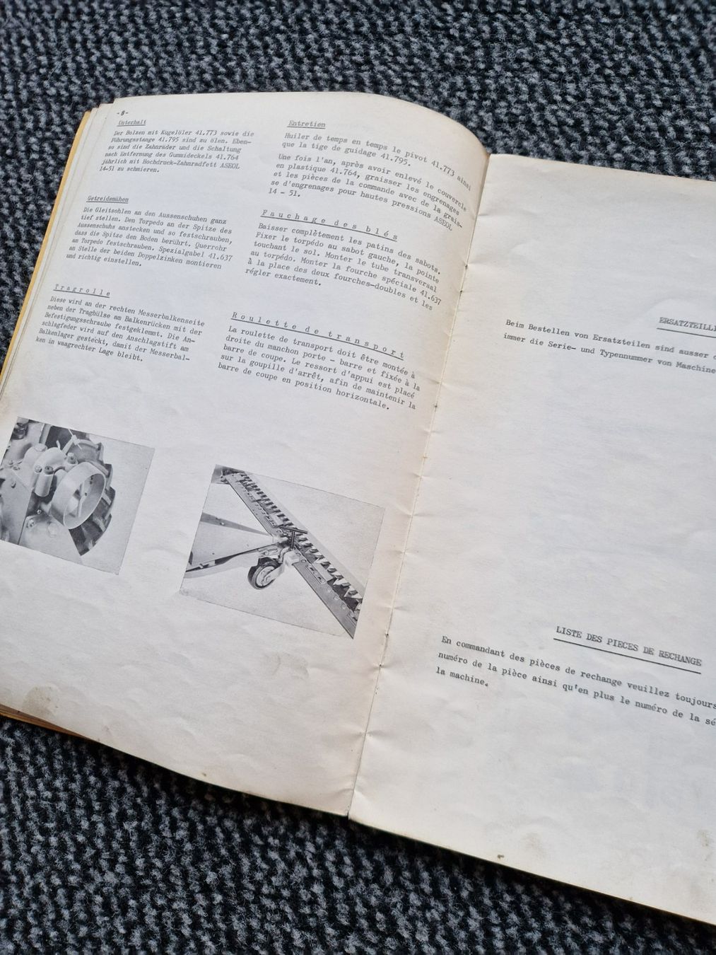 Rapid Trattori: Original Anleitung + ET-Liste Rapid Rex Motormäher – Usato da Dürnten venduto da Bachtel84 3