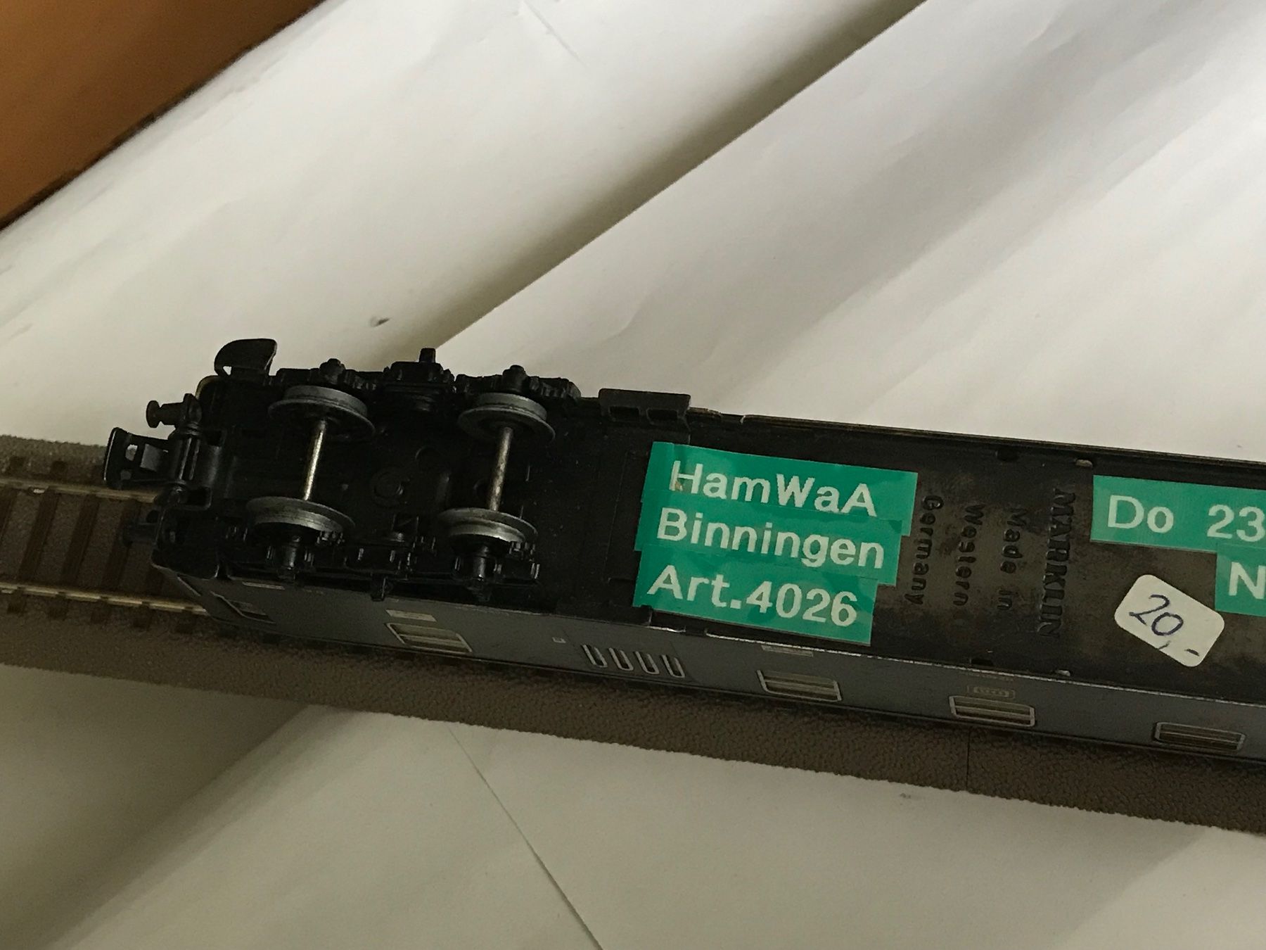 Märklin Modellini di ferrovie: märklin 4026, gepäckwagen DB – Usato da Liestal venduto da ozo2005 8