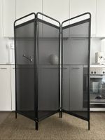 Jan Kurtz Paravent Fiam semitransparent black