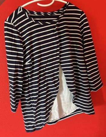 Pull rayée taille M (38/40) grossesse