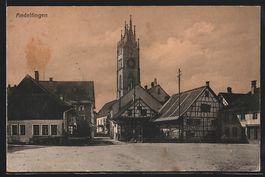 Andelfingen, Strassenpartie vor Kirche
