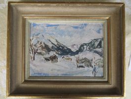 A Molinari Oel auf Karton 1914-1966