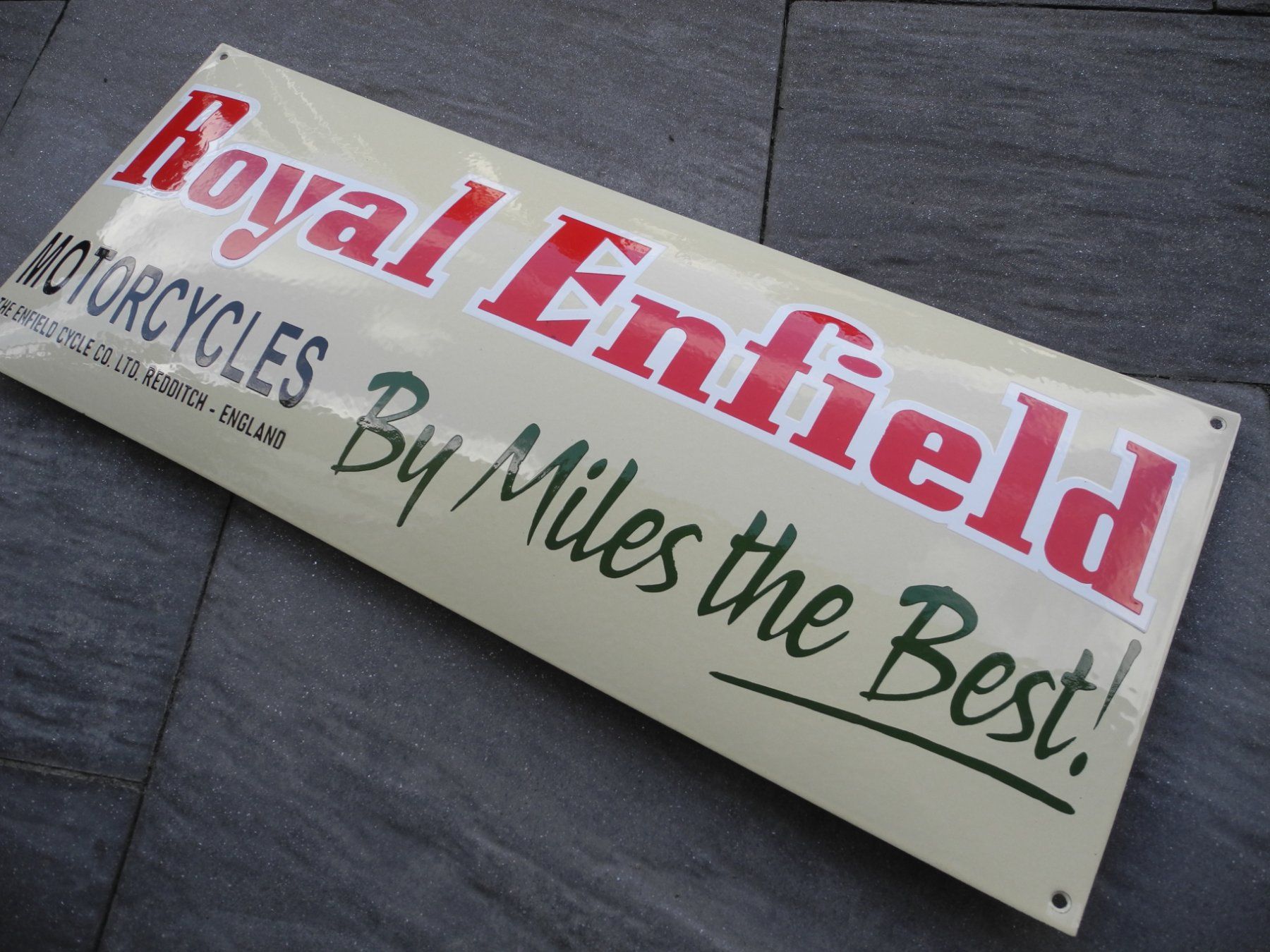 Royal Enfield Ecriteaux: ROYAL ENFIELD EMAILSCHILD – D'occasion à Reinach AG par Huckleberrysix 5
