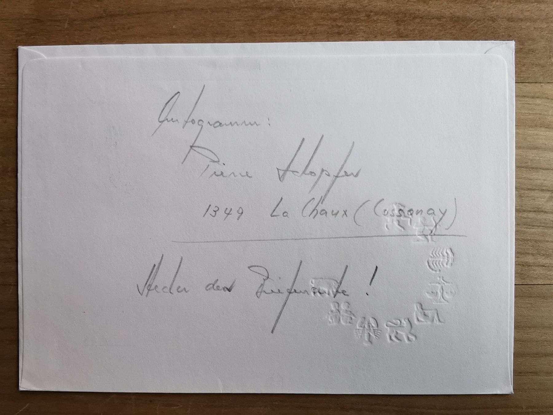 Tutti i francobolli: Ersttag   Dauermarken  Tierkreiszeichen  Autogramm  Schopfer – Usato da Rheineck venduto da kat_7gld 3