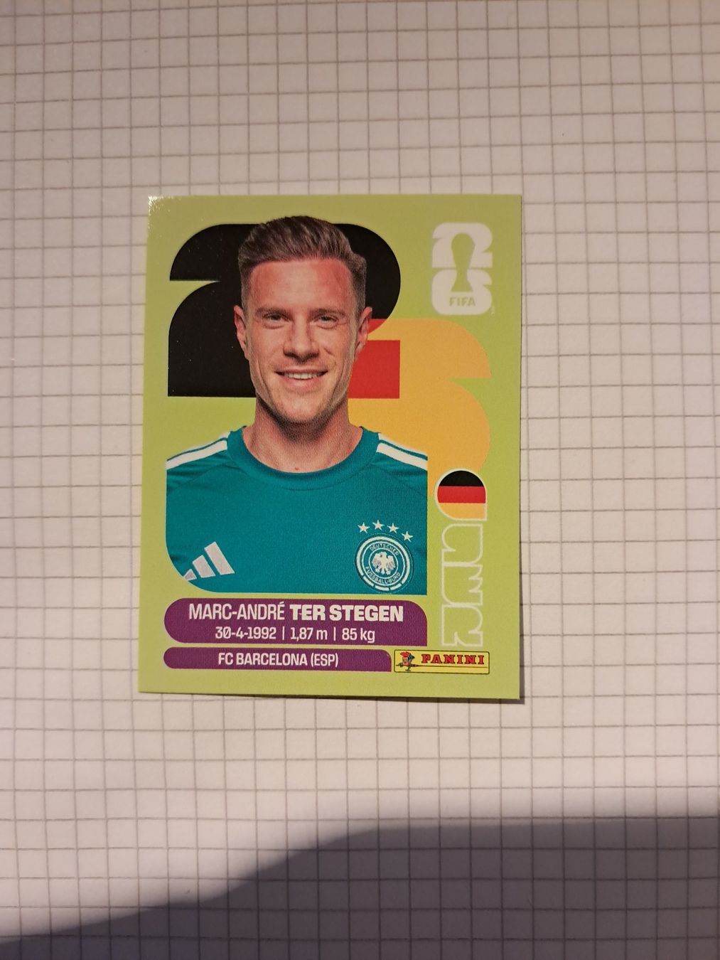 Panini Sammelbilder & Trading cards: WM26 Marc-Andrè Ter Stegen ger 2 – Neu (gemäss Beschreibung) aus Wallisellen von Cyberfuexli