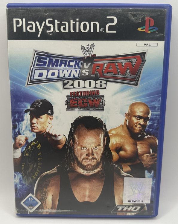 SmackDown Vs Raw Sur PS2 - Complet, Neuf Sous Blister, Français