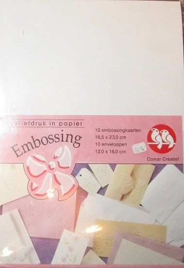 Bastelsets: Embossingkarten mit Couvert – Neu und originalverpackt aus Schlatt TG von glueckwunschkarte.22