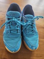 Asics Indoorschuhe, Gr. 37, Türkis