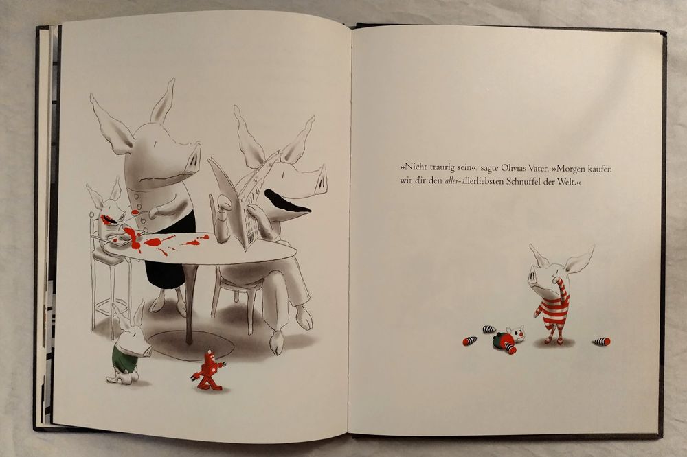 Schwein Olivia und das verlorene Kuscheltier - Bilderbuch