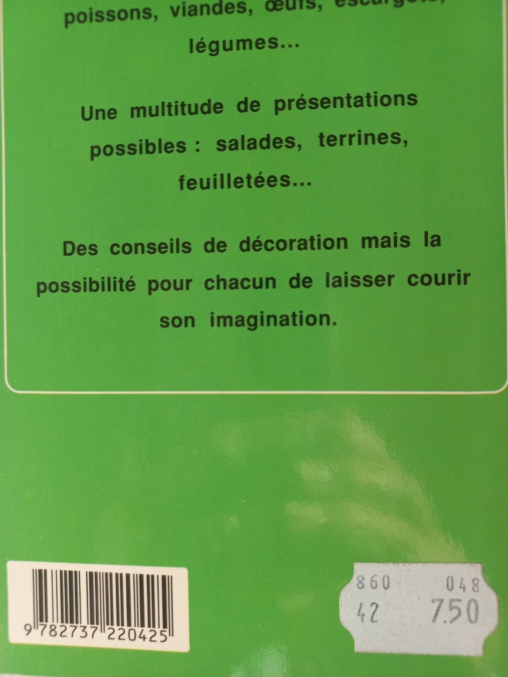 Libri: LES ENTRÉES CHAUDES ET FROIDES EDITIONS S.A.E.P – Nuovo (secondo la descrizione) da Dompierre FR venduto da fat_xth5 4