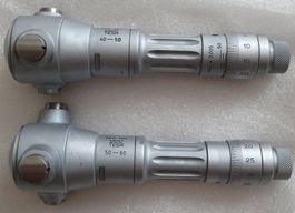 2x Tesa 3-Punkt-Innenmikrometer Messbereich 40-60mm