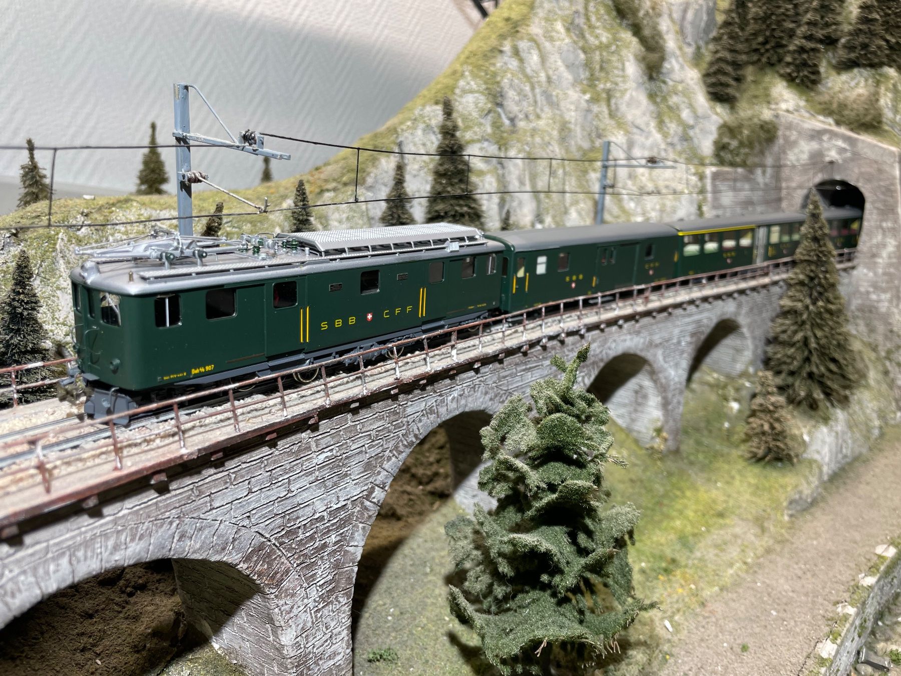 HRF Modellini di ferrovie: HRF, Brünig - Gepäckwagen, D1602 – Nuovo (secondo la descrizione) da Krummenau venduto da ferrotech 7
