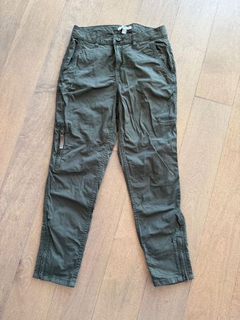 ESPRIT - Dunkel-Olivgrüne Cargo Hose (Gr. 32)