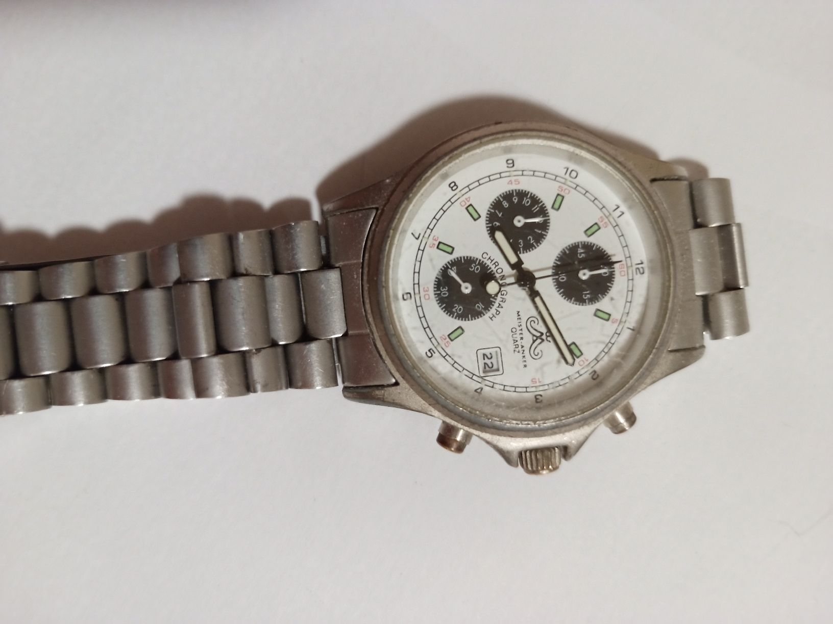 Orologi: Vintage Meister-Anker Chronograph – Usato da Biel / Bienne venduto da edo_pt98 1