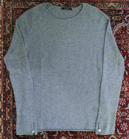 Pullover Navyboot S grau Pull gris Maglione grigio Cachemire