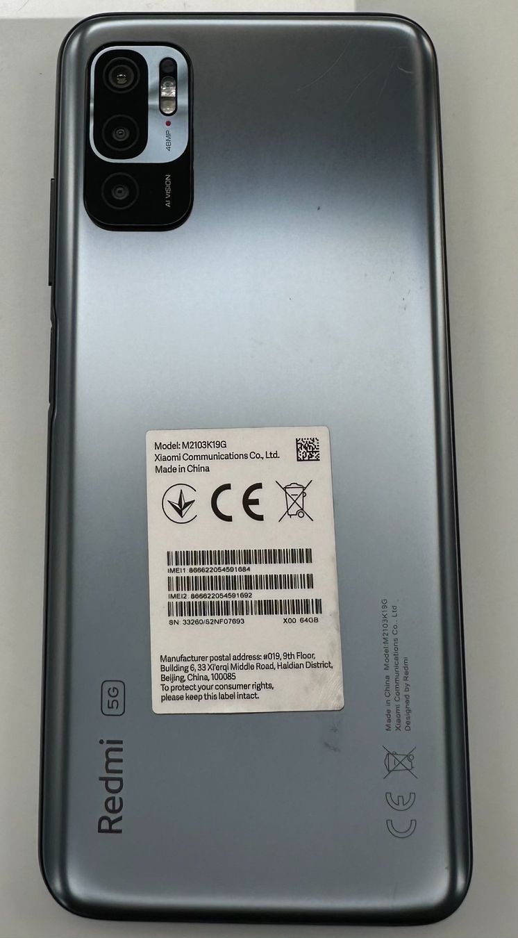 Xiaomi Handys / Smartphones: Xiaomi Redmi Note 10, 64GB, Onyx Grey – Defekt aus Basel von protekto 1