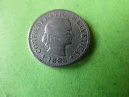 Schweiz 1888, 5 Rappen