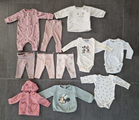11 teiliges Babykleider Set Gr 62 & 68 Mädchen
