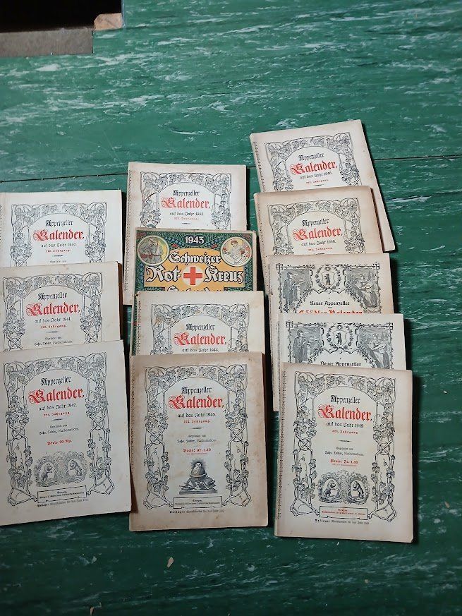 Calendari: div.Kalender Vintage – Difettoso da Stein AR venduto da ritst