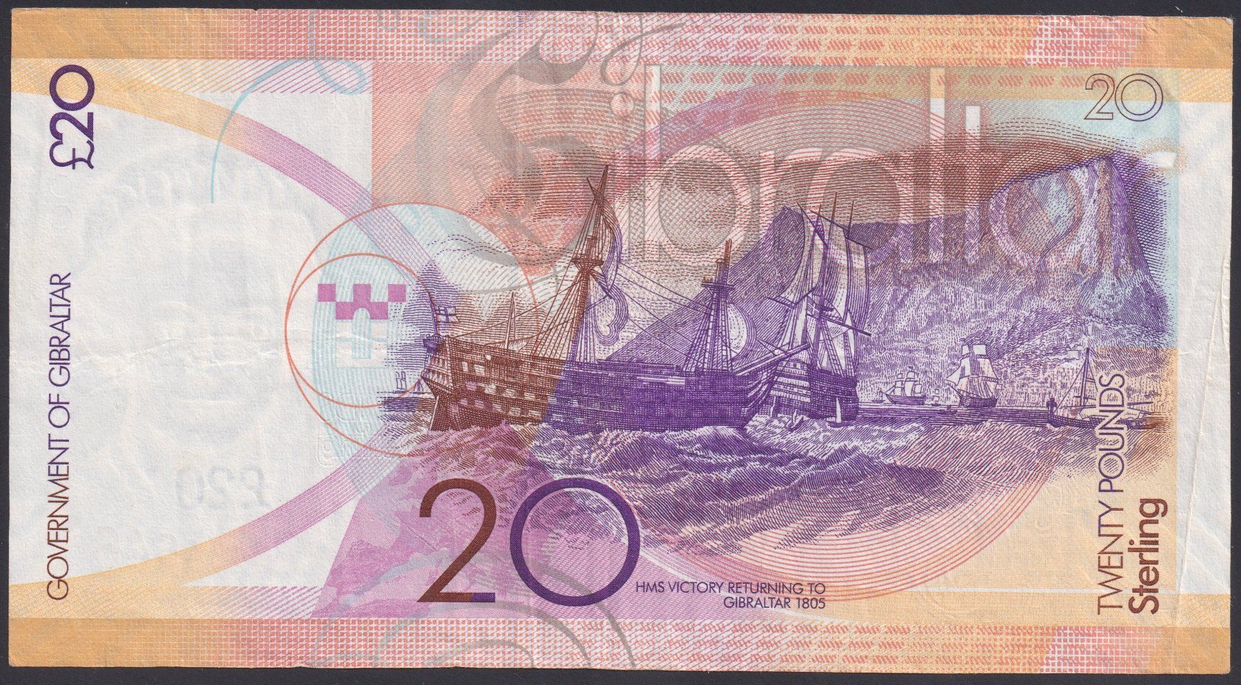 Banconote: Gibraltar 20 Pounds 2011 – Usato da Brugg AG venduto da banknoten_muesli 1