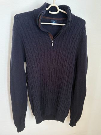 Maglione lana Mr. Blue blu navy (M)