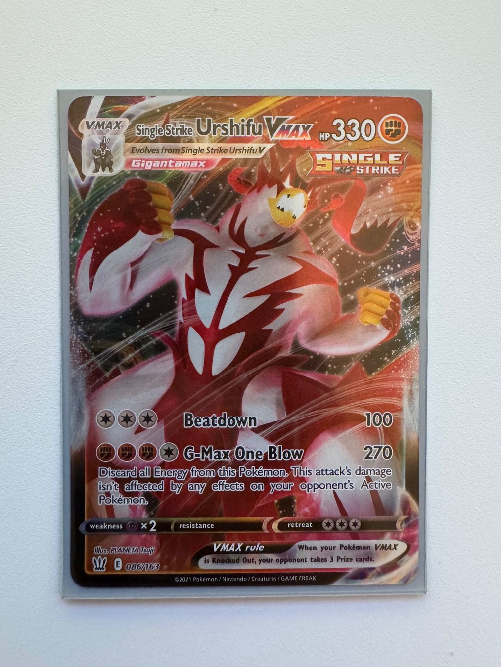 Pokémon Sammelbilder & Trading cards: Single Strike Urshifu VMAX Pokemon BST 086/163 – Neu (gemäss Beschreibung) aus Winterthur von hershanking
