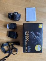 Nikon D3500 Kit AF-P 18-55mm Neuwertig + OVP + extra Zubehör