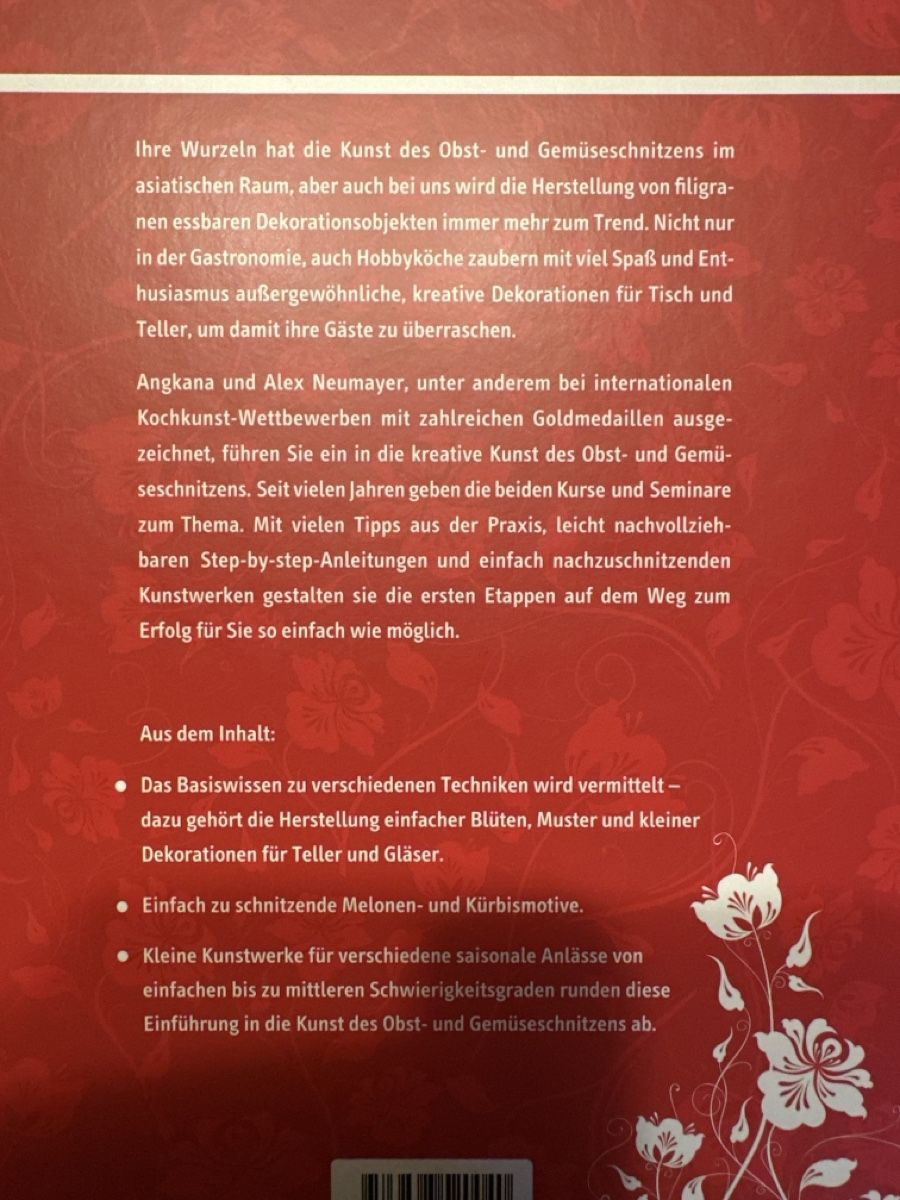 Libri: Buch Tischdeko aus Obst und Gemüse – Nuovo (secondo la descrizione) da Wohlen b. Bern venduto da chrige84 1