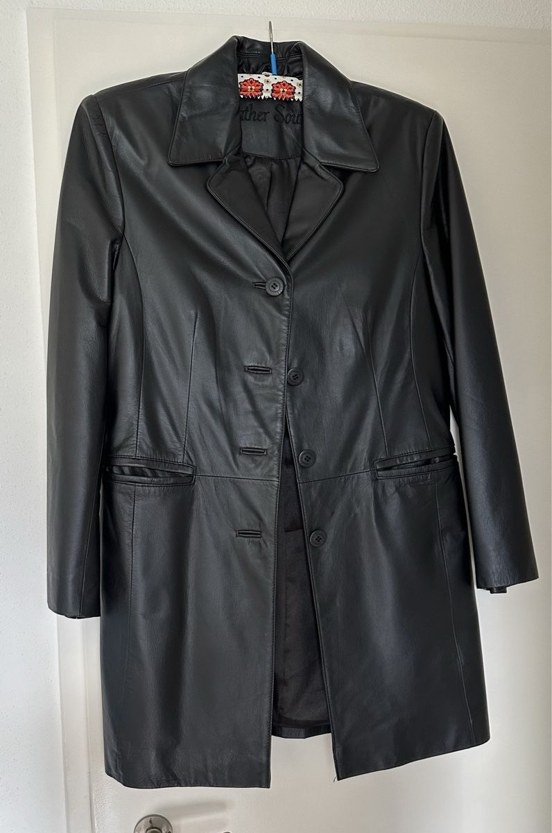 Mäntel: Ledermantel schwarz Neu Gr. 36 – Neu (gemäss Beschreibung) aus Wetzikon ZH von brandshop