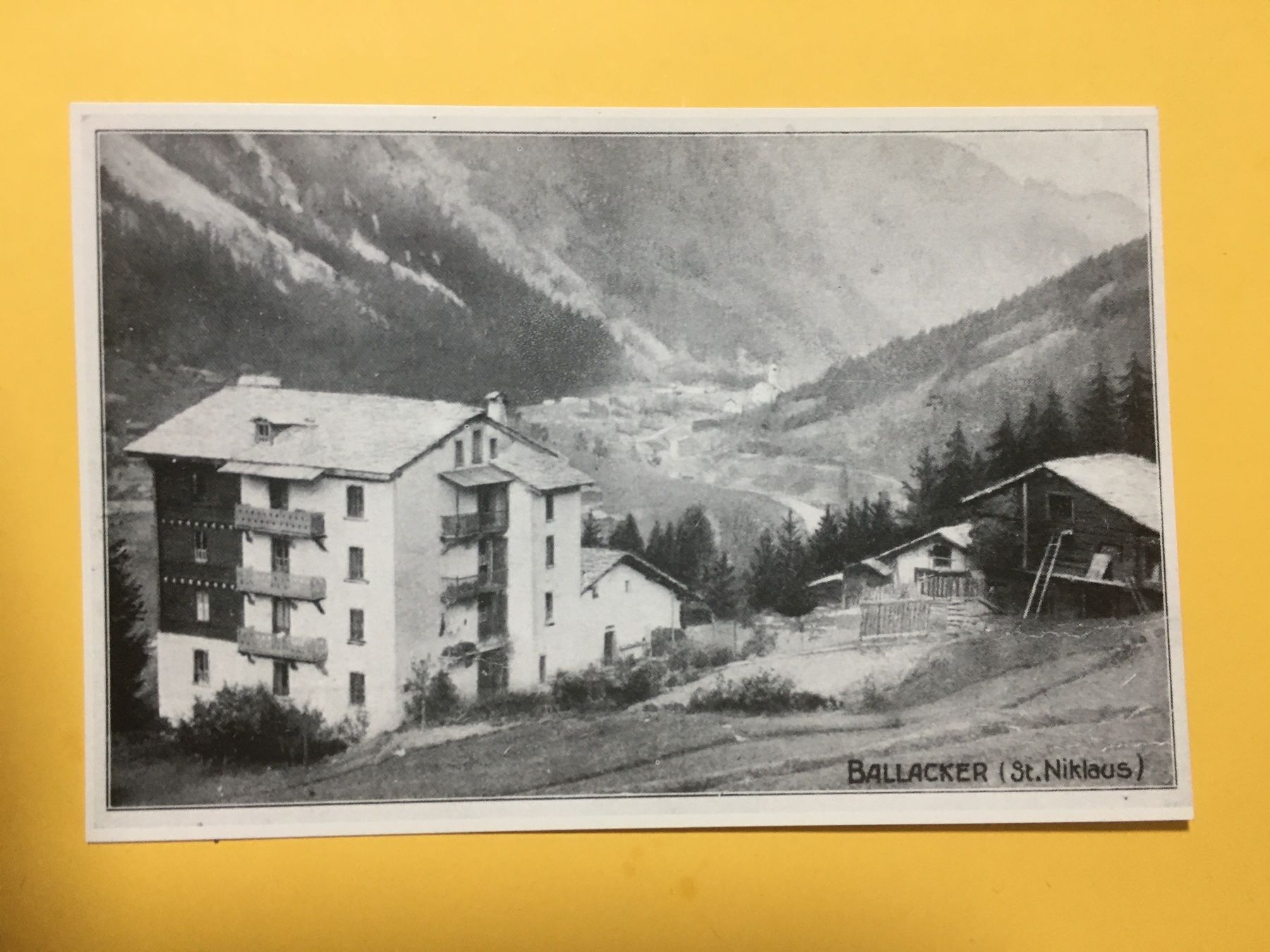 Ansichtskarten: AK Repro St.Niklaus Ballacker Wallis – Gebraucht aus Küttigen von Melisch1000