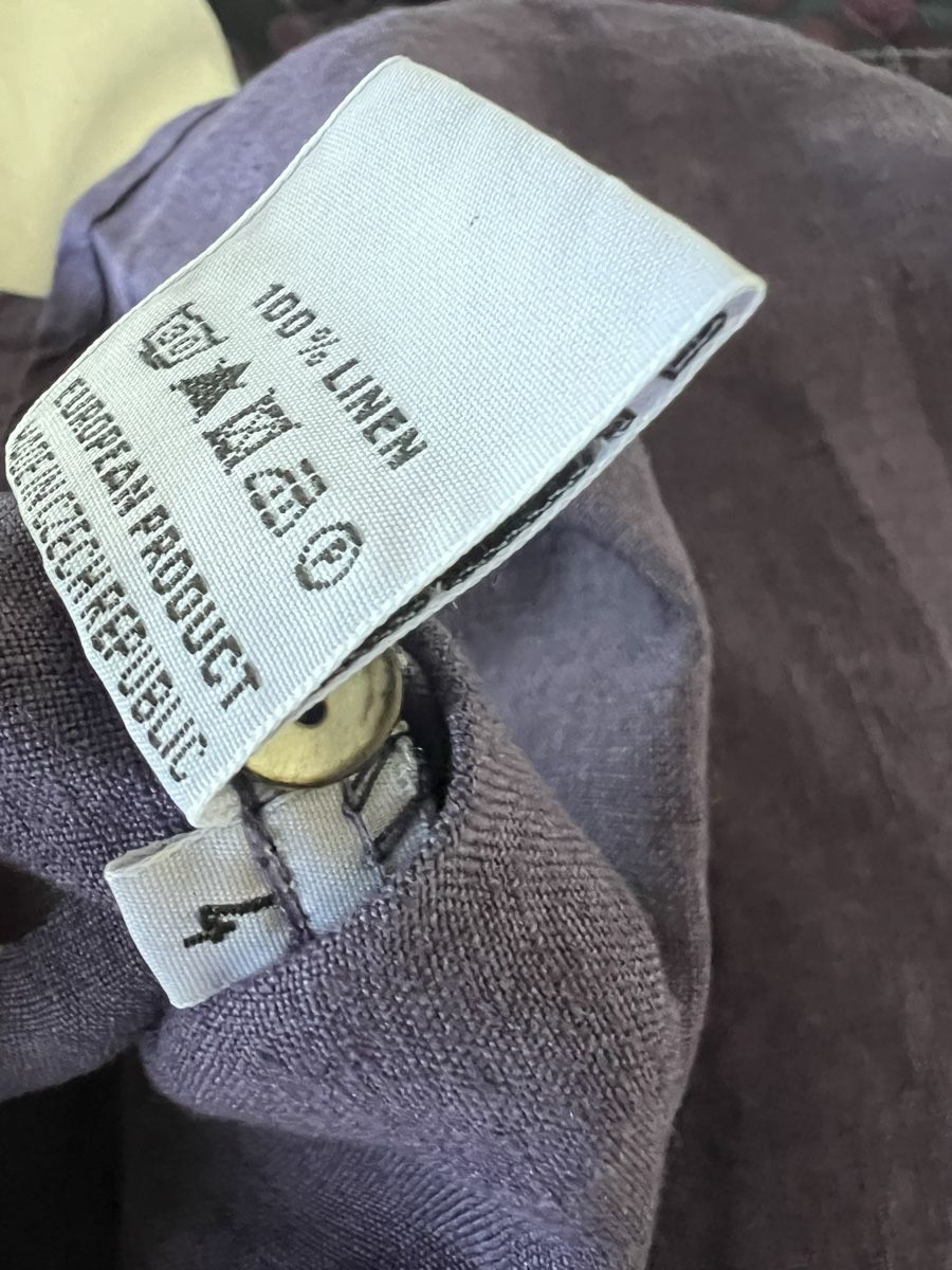 Camicette: ELEMENTE Clemente Leinenbluse, Lila, Grösse L / XL – Usato da Langenthal venduto da Alperose_5 7