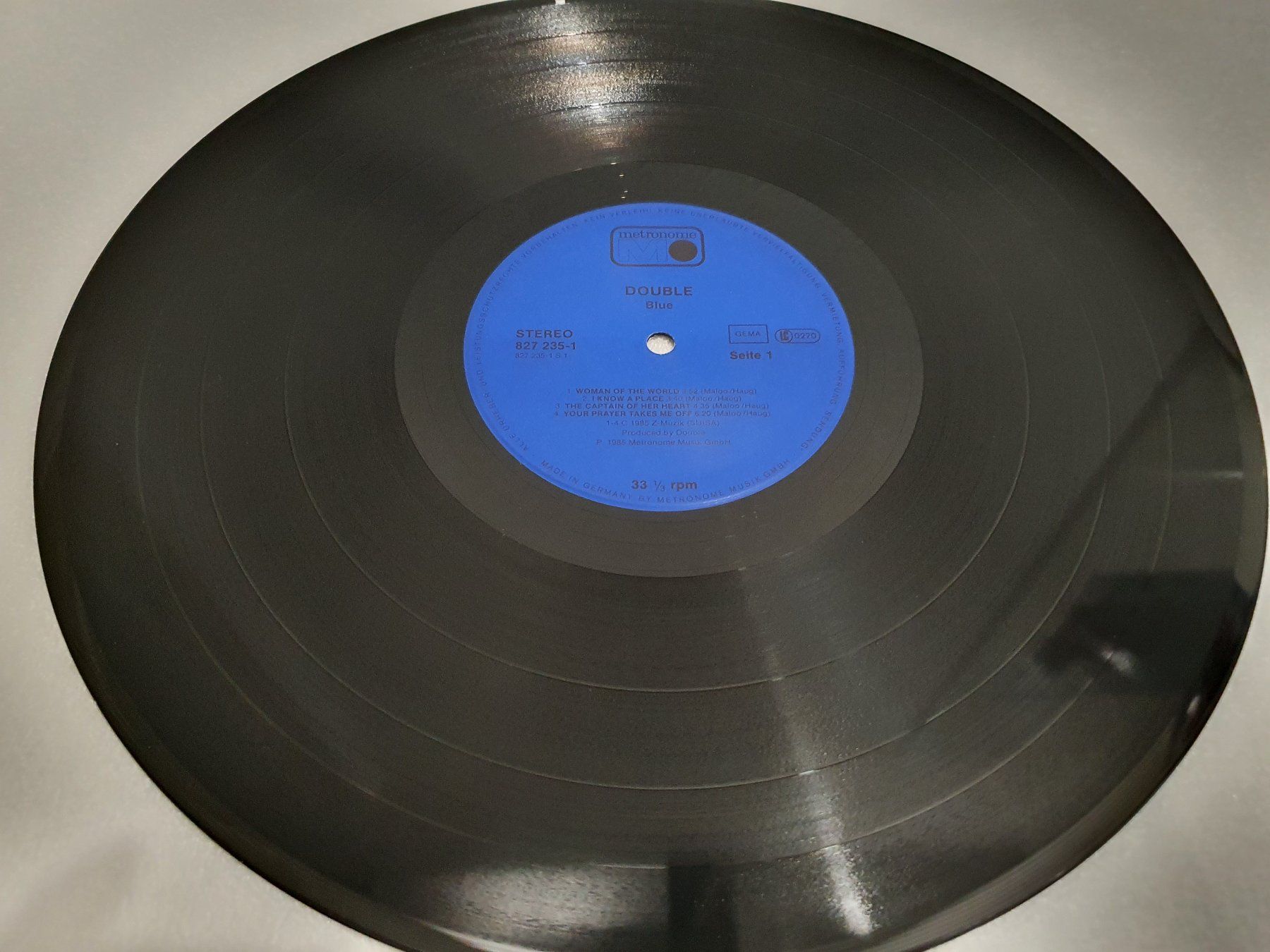 Dischi in vinile: Double – Blue – Usato da Uster venduto da Vinyl-Leidenschaft 2
