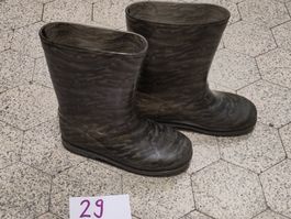 Gummistiefel Kinder Grösse 29 dunkelgrau gemustert gebraucht