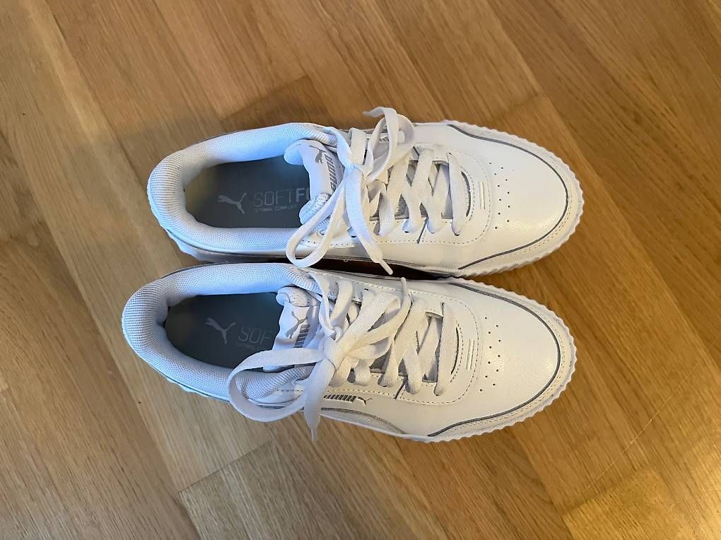 Herrenschuhe: Puma Cali Weiss – Gebraucht aus Oberwil (Dägerlen) von schnipta 1