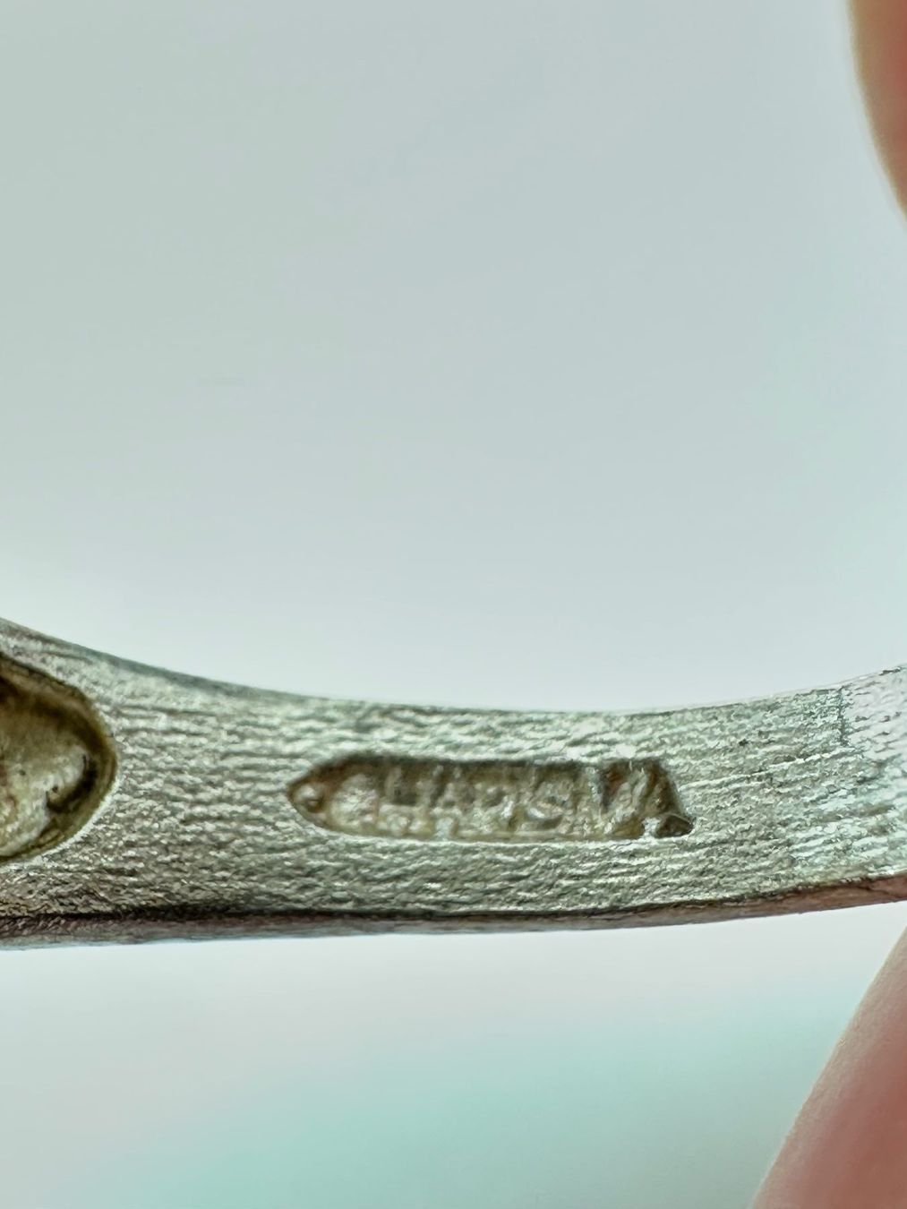 Anelli: Vintage 925er Silber Ring, mit Gold: 56-57 – Usato da Onex venduto da Antiqueshow 3