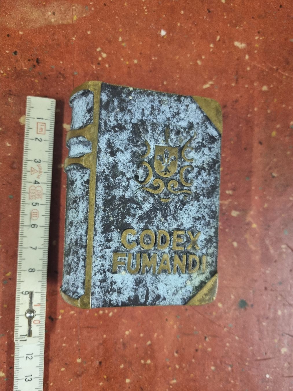 Aschenbecher: Ascenbecher Codex Fumandi bronze – Gebraucht aus Ostermundigen von vintage60