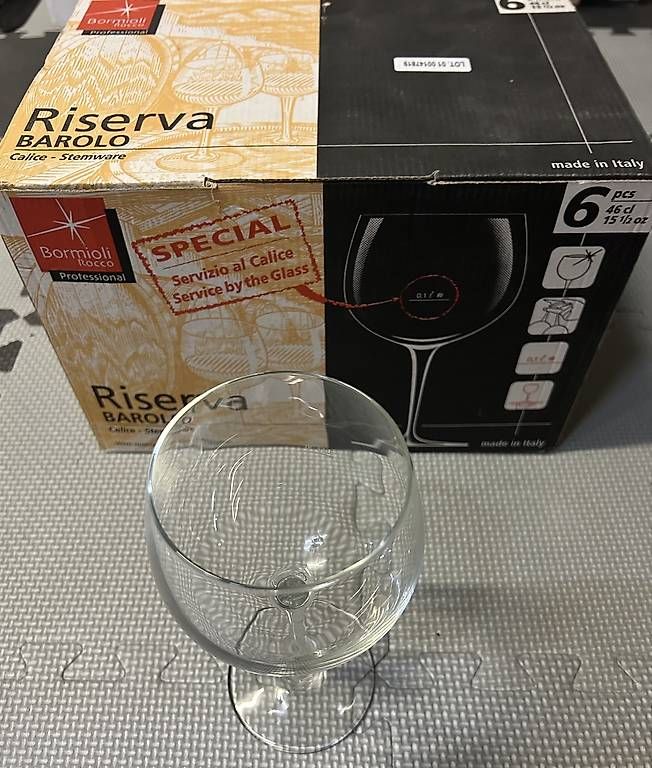 Bicchieri: BAROLO Riserva Gläser, Bormioli Rocco – Usato da Bern venduto da Thg0 3