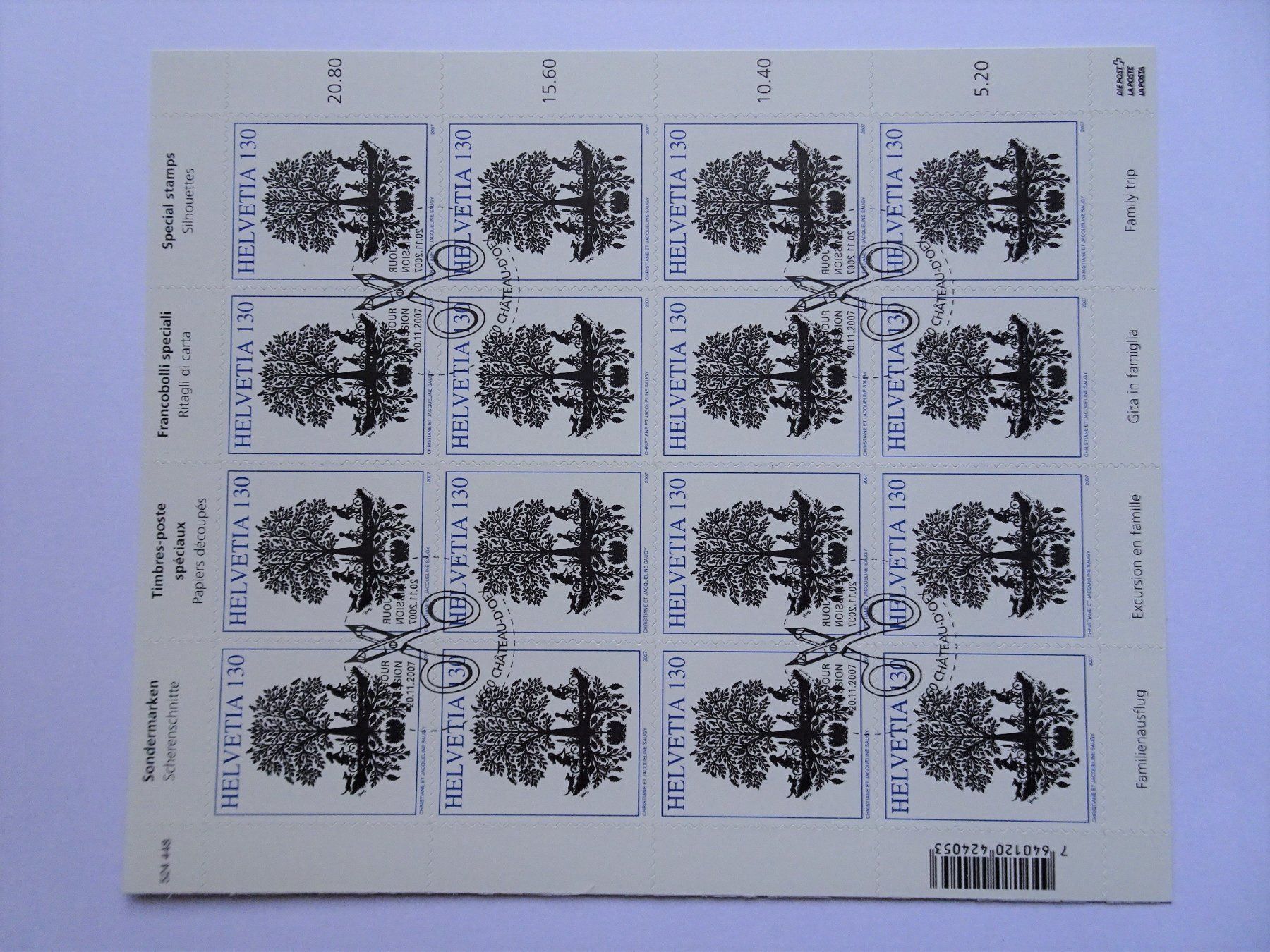Tous les timbres: 2007 Typ B – Neuf (Voir description) à Aadorf par Chnorli-Furz