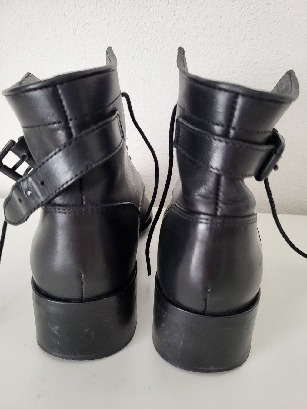 Scarpe da donna: Minelli Damen Schnürschuhe, Gr. 38 - Leder, schwarz – Usato da Baar venduto da clar6 2