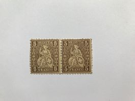 Sitzende Helvetia. 45.DP1 +++ Abarten!!!