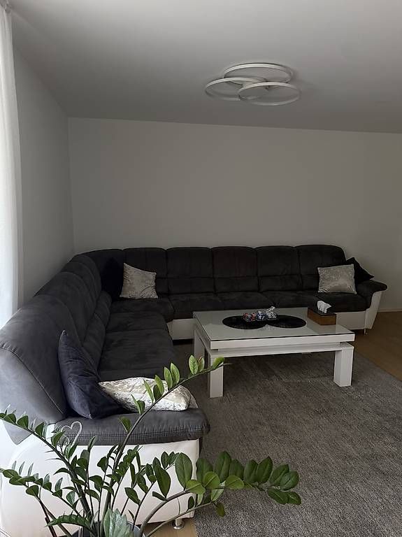 Divani: Wohnlandschaft / Ecksofa in Anthrazit-Weiss – Usato da Reichenburg venduto da lau_9msp