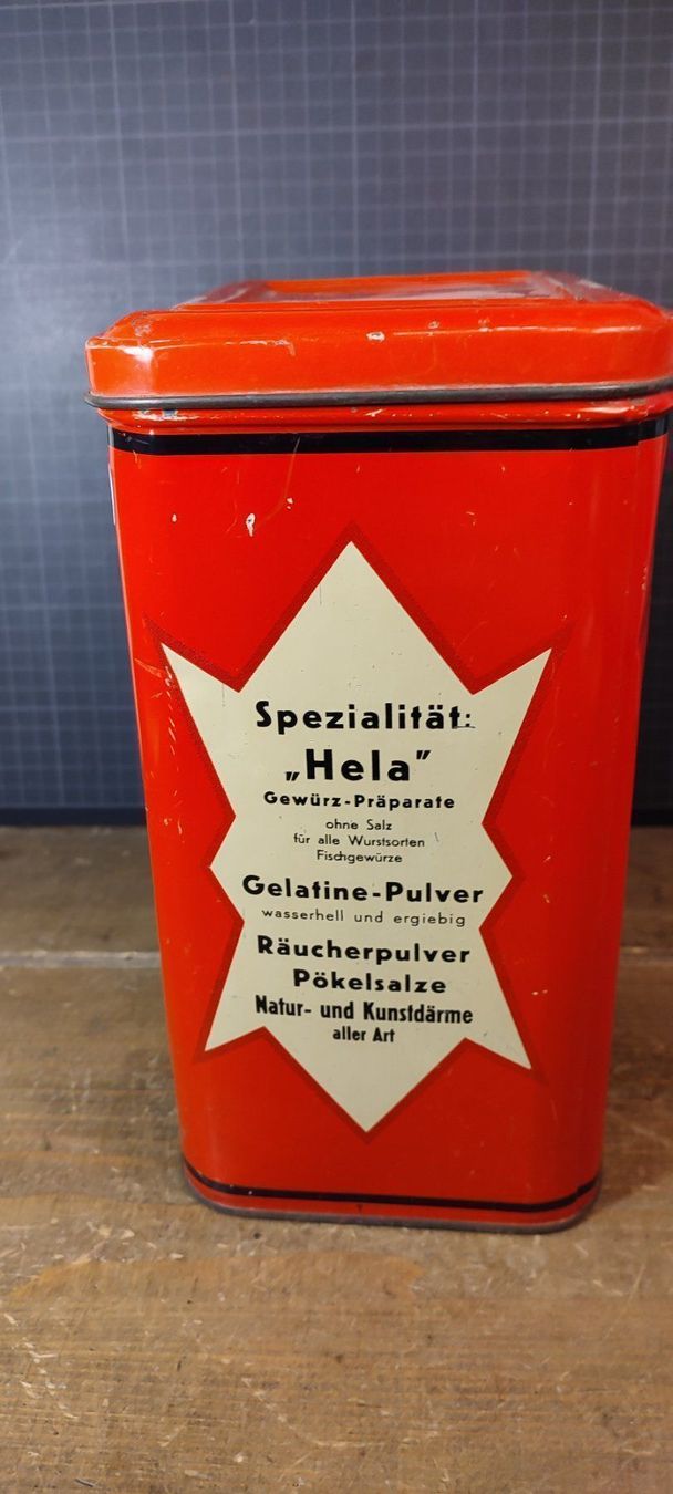 Dosen: Wunderschöne antike Blechdose Herman Laue  Hamburg 6 – Gebraucht aus Gelterkinden von MYSTOREFORYOU4460 1