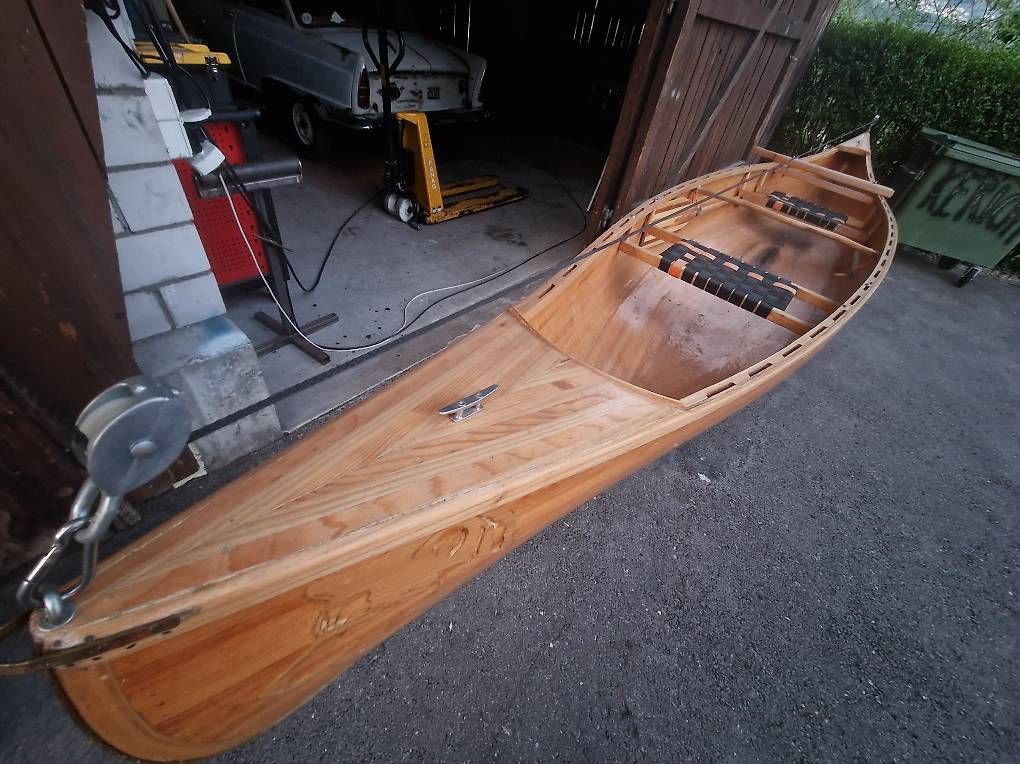 Selbstbau Barche: Holzkanu boot – Usato da Mauren venduto da mar_68ys