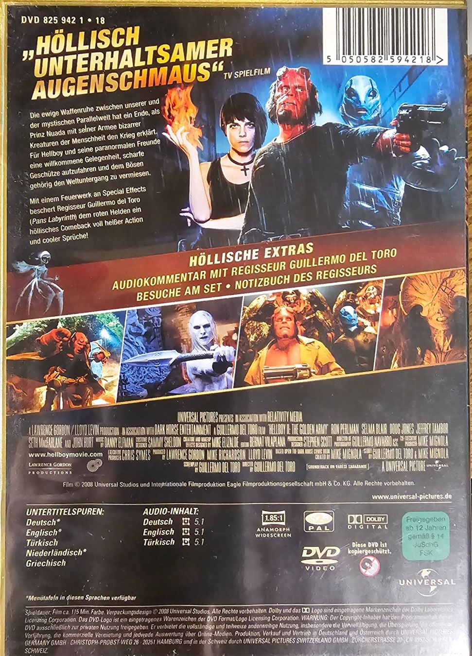 Alle DVDs: Hellboy - Die Goldene Armee – Gebraucht aus Wahlen b. Laufen von Cg10 1