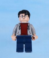 LEGO Minifigur Harry Potter - Light Bluish Gray Hooded Sweat