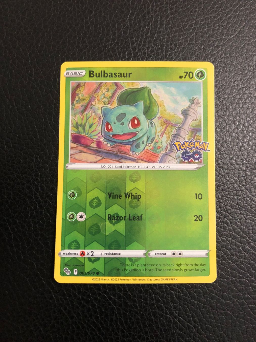 Pokémon Cartes à collectionner: Pokemon GO Bulbasaur reverse 1/78 Ab 1 – D'occasion à Paradiso par Pkmn10